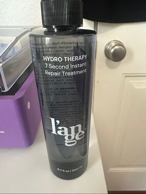 Lange Hydro Therapy 7 Second Instant Repair Treatment - Black Bottle